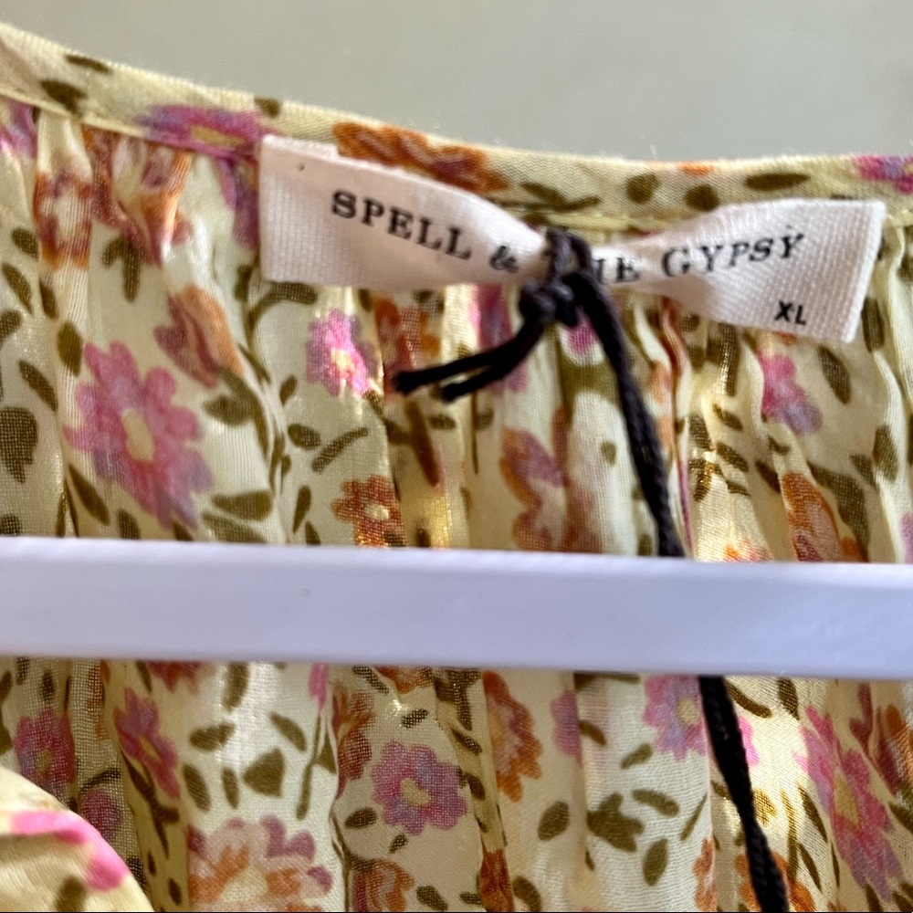 NWT Rare XL (12-14) Spell Rae Play Dress in Daisy Yellow - Picture 15 of 16